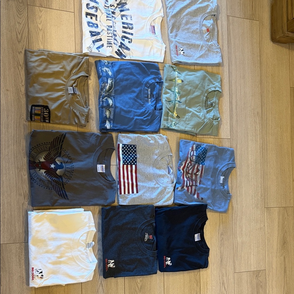 11 X-Large Graphic Tees. Buy all for for $40, 5 for $18 or $4 each